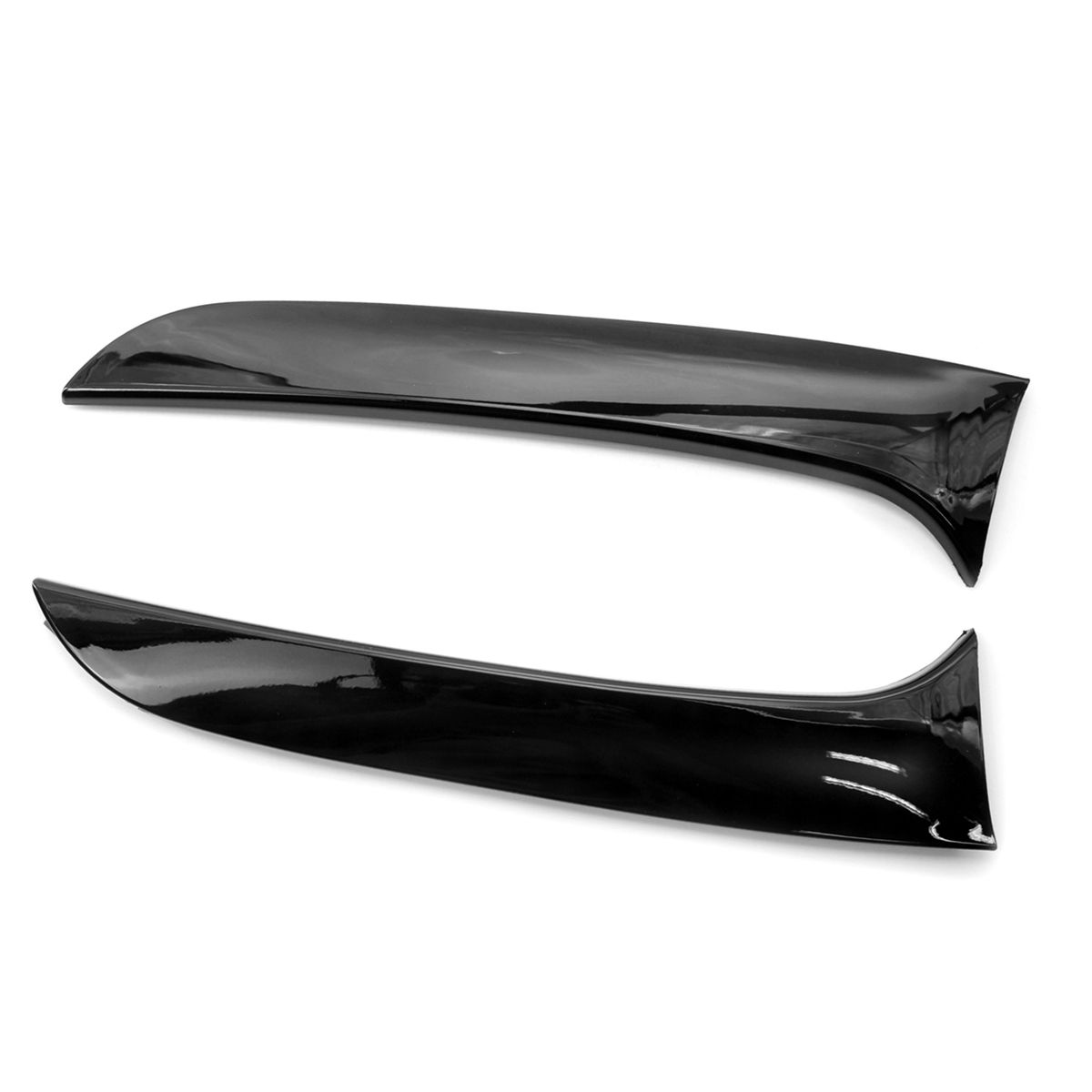 1 Pair Vertical Rear Side Window Spoiler Air Splitter