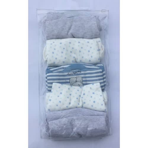 5 Pure Soft Cotton Bodysuits Short Sleeve Boys C