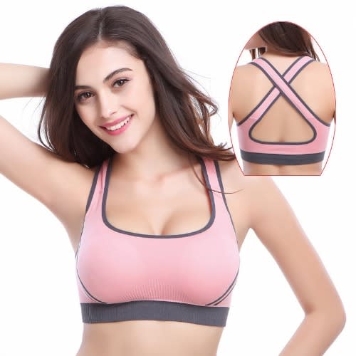 Women's Shockproof Padded Sport Wear - Pink