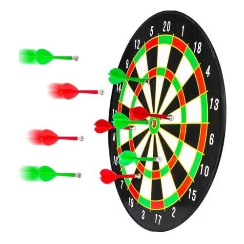 Dart Board With Arrow
