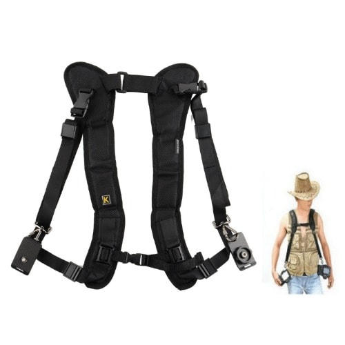 Dslr Camera Double Shoulder Belt Strap.