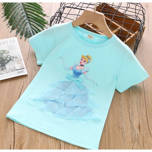 3d Princess Girl Top