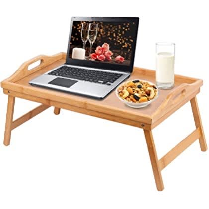 Foldable Bamboo Bed Tray