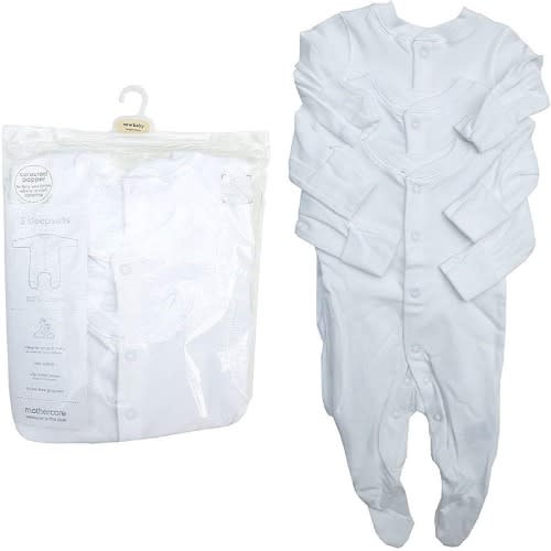 My First Long Sleeve Sleepsuit - 3 pcs
