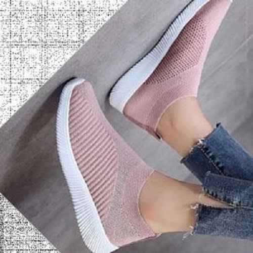 Unisex Breathable Sport Sneakers - Pink