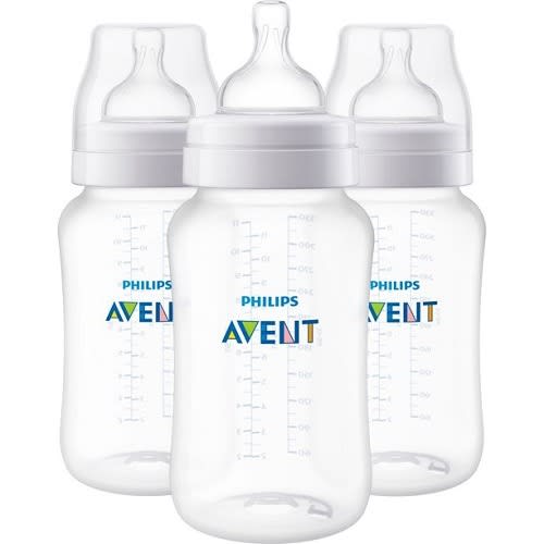 Anti-colic Baby Feeding Bottle With Airfree Vent Gift Set - 11oz - 3 Pack