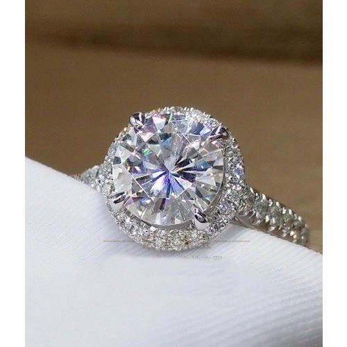 Classic Engagement Ring - Sterling Silver