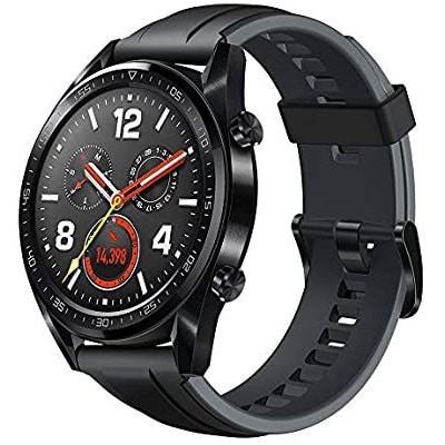Huawei Wireless Bluetooth  Watch Gt Sport Rubber Strap, Graphite - Ftn-b19  Black