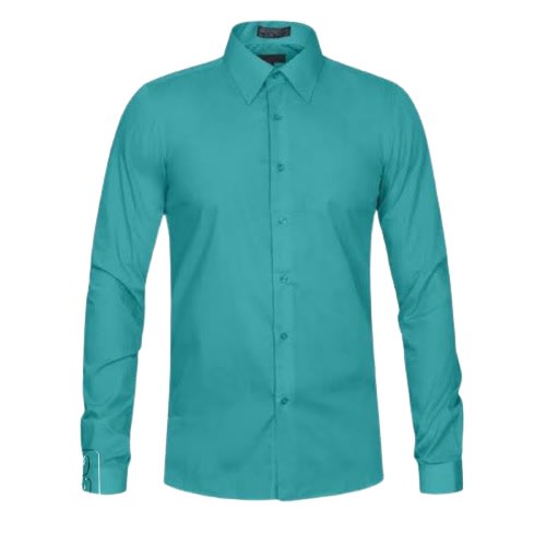 Boy's Shirt- Long Sleeve - Mint Green