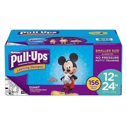 Pull Up Potty Learning Design Training Pant Diapers  For Boys- 156 Count