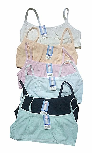 Girls Cotton Bra Top -6 Pack Kids Underwear Crop Top
