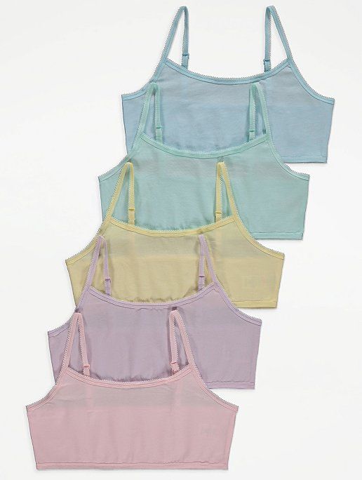 Pastel Crop Tops 5 Pack