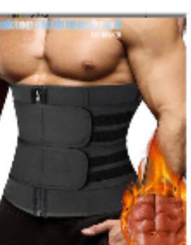 Men's Waist Trainer Trimmer Sweat Belt Slimming Body Shaper Wear