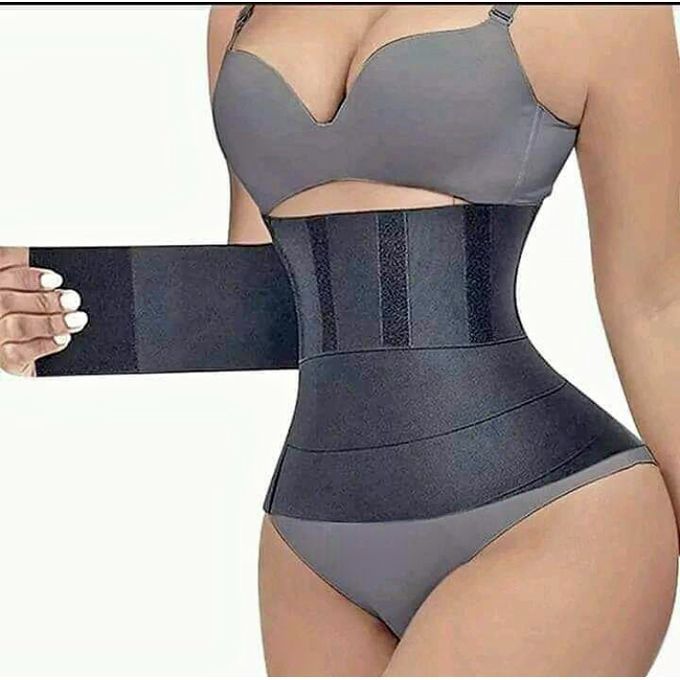 Waist Trainer Tummy Wrap Flat Tummy Waist Trimmer Belt - M