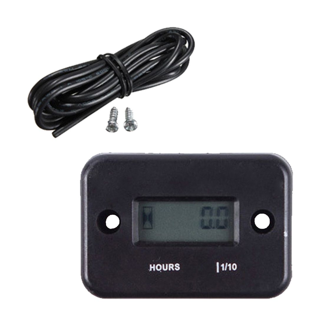 1pc Tachometer Hour Meter Motorcycle Stroke Gasoline Engine