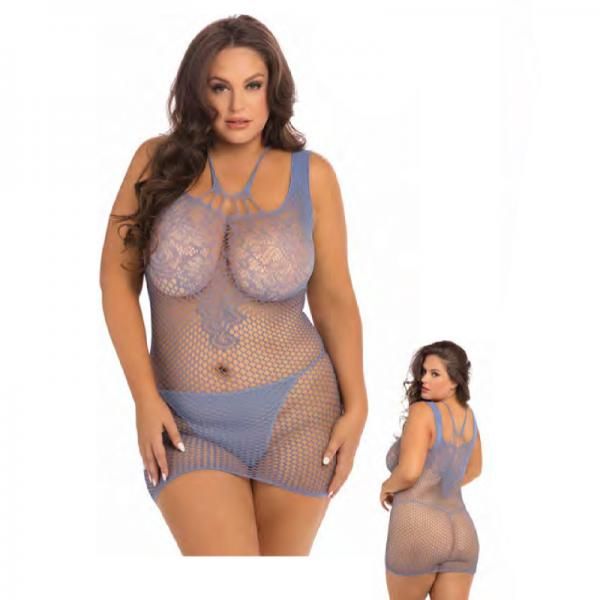 Rene Rofe Absolutist Lace And Net Dress(G-string Not Included)