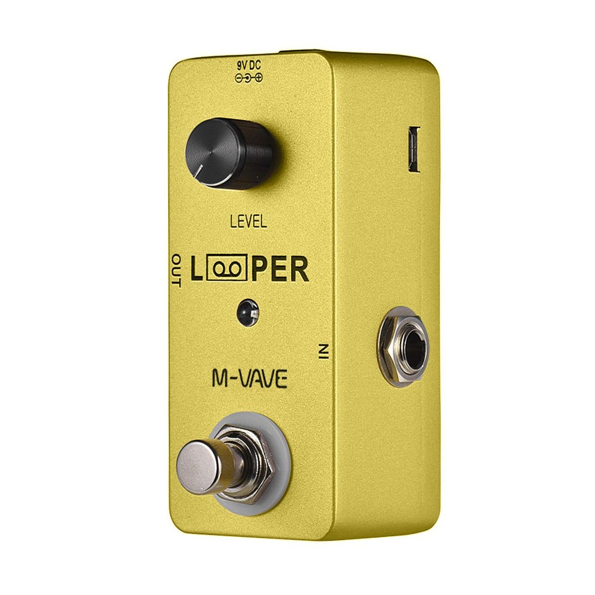 M-VAVE LOOPER Mini Guitar Loop Electric Guitar Looper Effect Pedal Max. 5 Minutes Recording Time Unlimited Overdubs Full Metal Shell