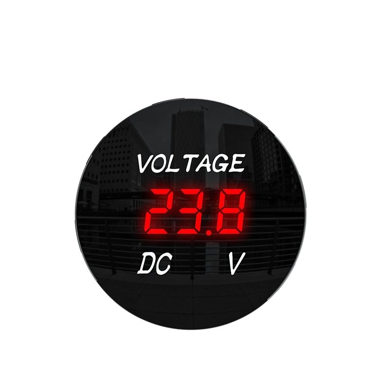 DC 12V 24V 36V Digital Panel Voltmeter Voltage Meter Tester