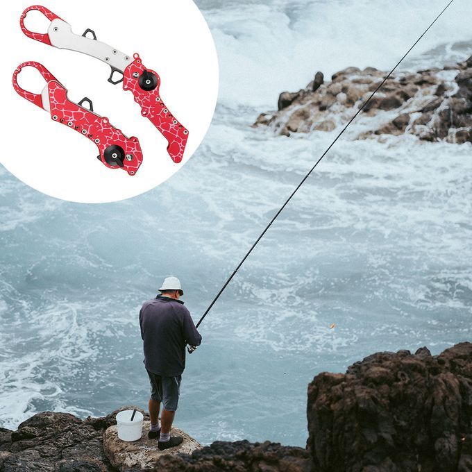 Fish Lip Gripper Clip  Lip Gripper Fold Hand Fish Grabber Red