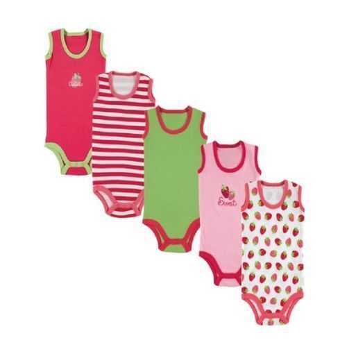 5 Pack Sleeveless Bodysuits