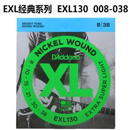 D'Addario XL Nickel Round Wound Electric Guitar Strings EXL110 EXL115 EXL117 EXL120 E