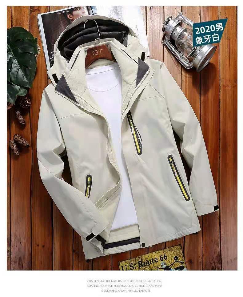 Men Jacket Waterproof Outdoor Jacket Thin Windproof Motorcycle Windbreaker
