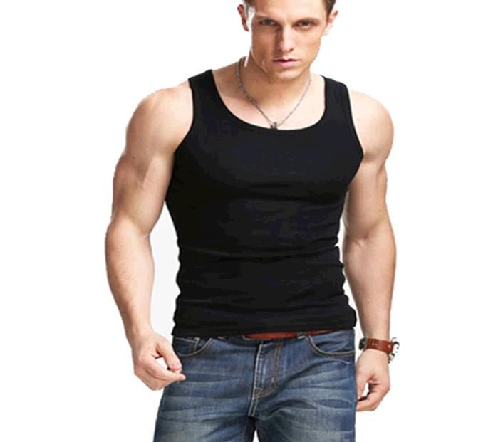 Under Shirt Men Sleeveless Slim Tank Vest