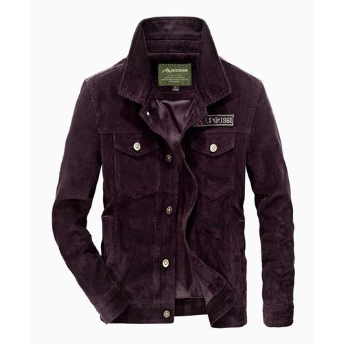100% Cotton Corduroy Fashion Military Bomber Man Jackets