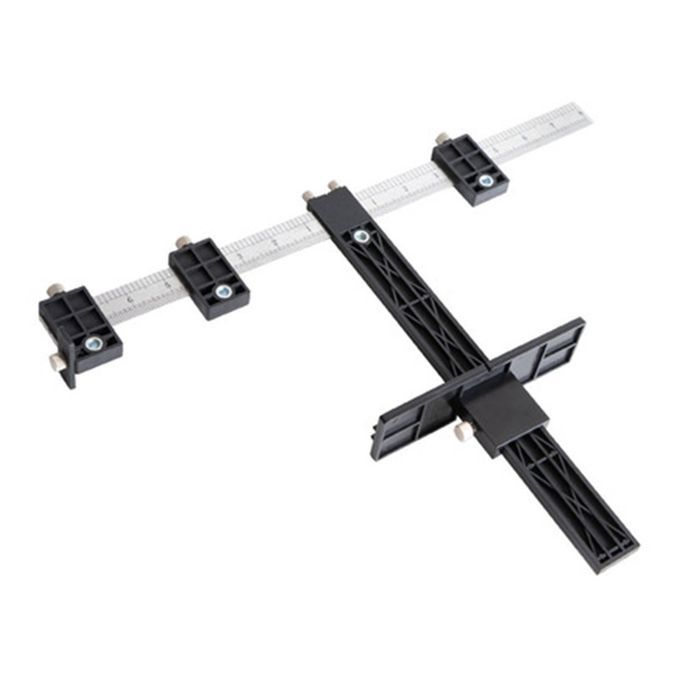 Furniture  Arpentry Pun H Lo Ator Drill Guide Ruler Woodworking Hole Lo Ator-black