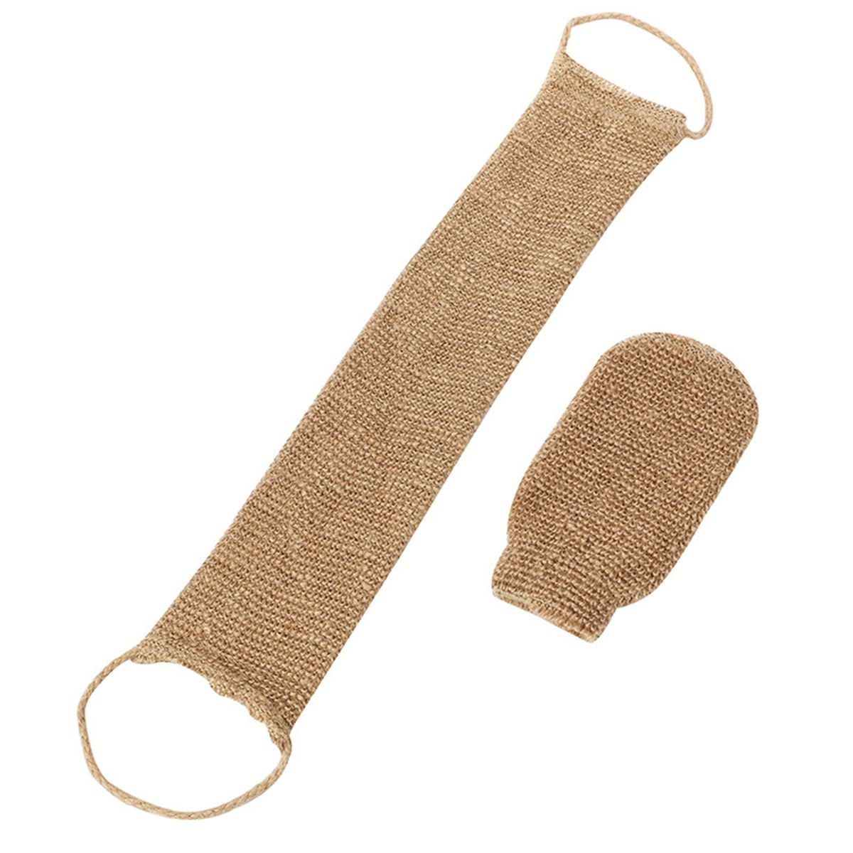 Exfoliating Glove+Back Scrubber Mitt Body Scrub To Massage