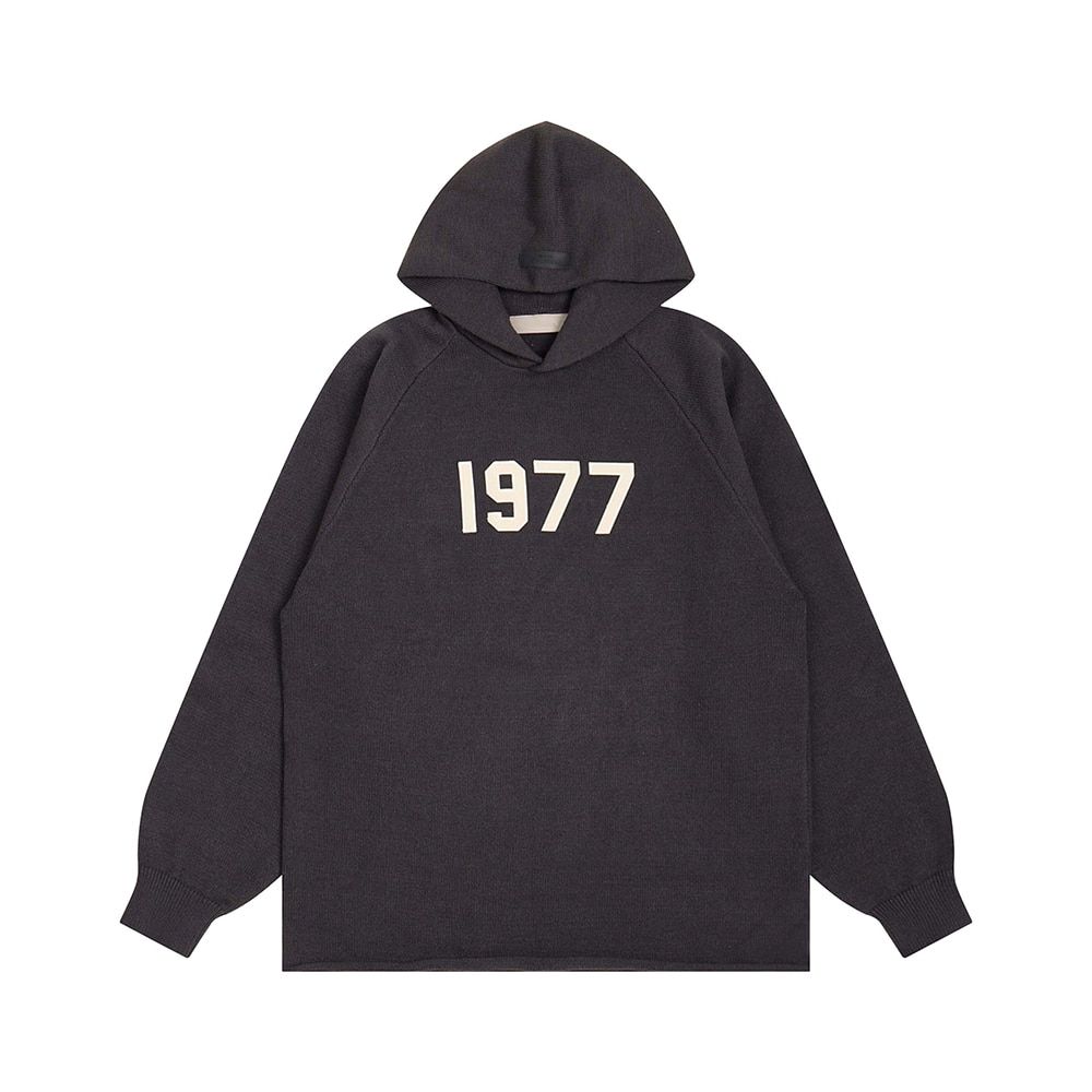 Firmranch Fall Winter FOG 1977 Sweater Polo Collar Pullover-hooded Black
