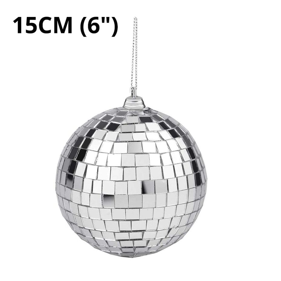 Sliver Gold GlMirror Disco Ball Decorative Party Bright Reflective DJ Dance Christmas