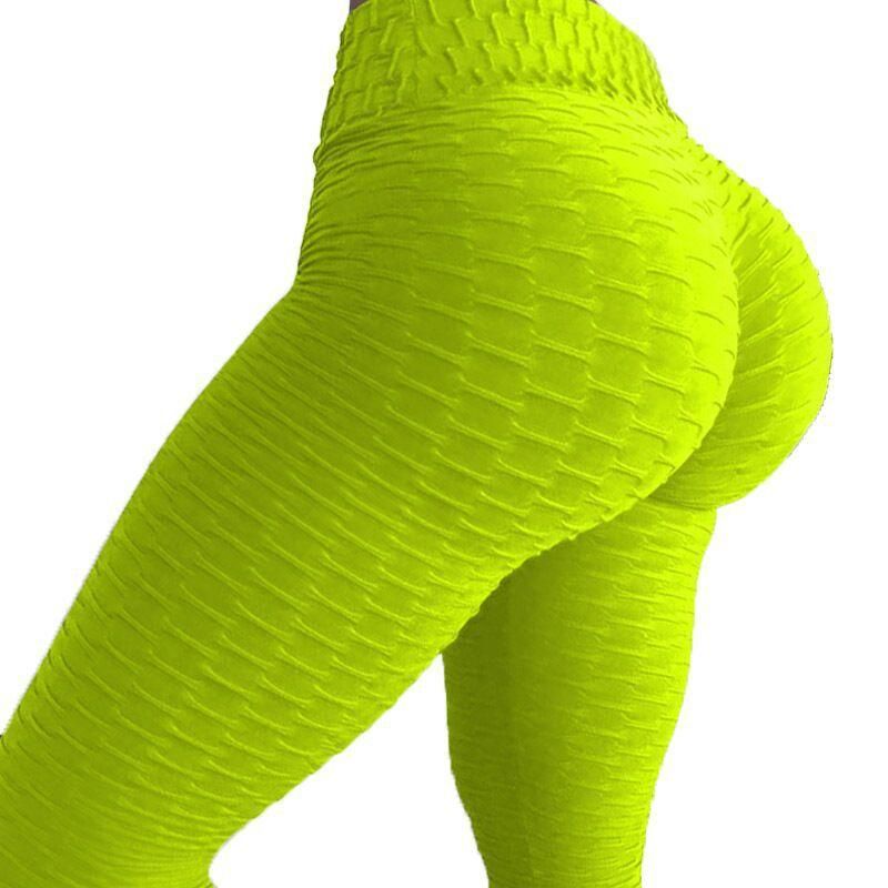 Jacquard breathable hip lifting tights fitness wear sweat-absorbing exercise slimming yoga pants