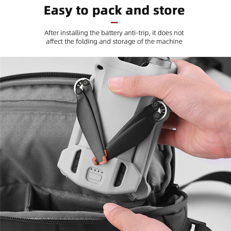 Drone Battery Protection Cover Anti-Drop Buckle for Mini 3