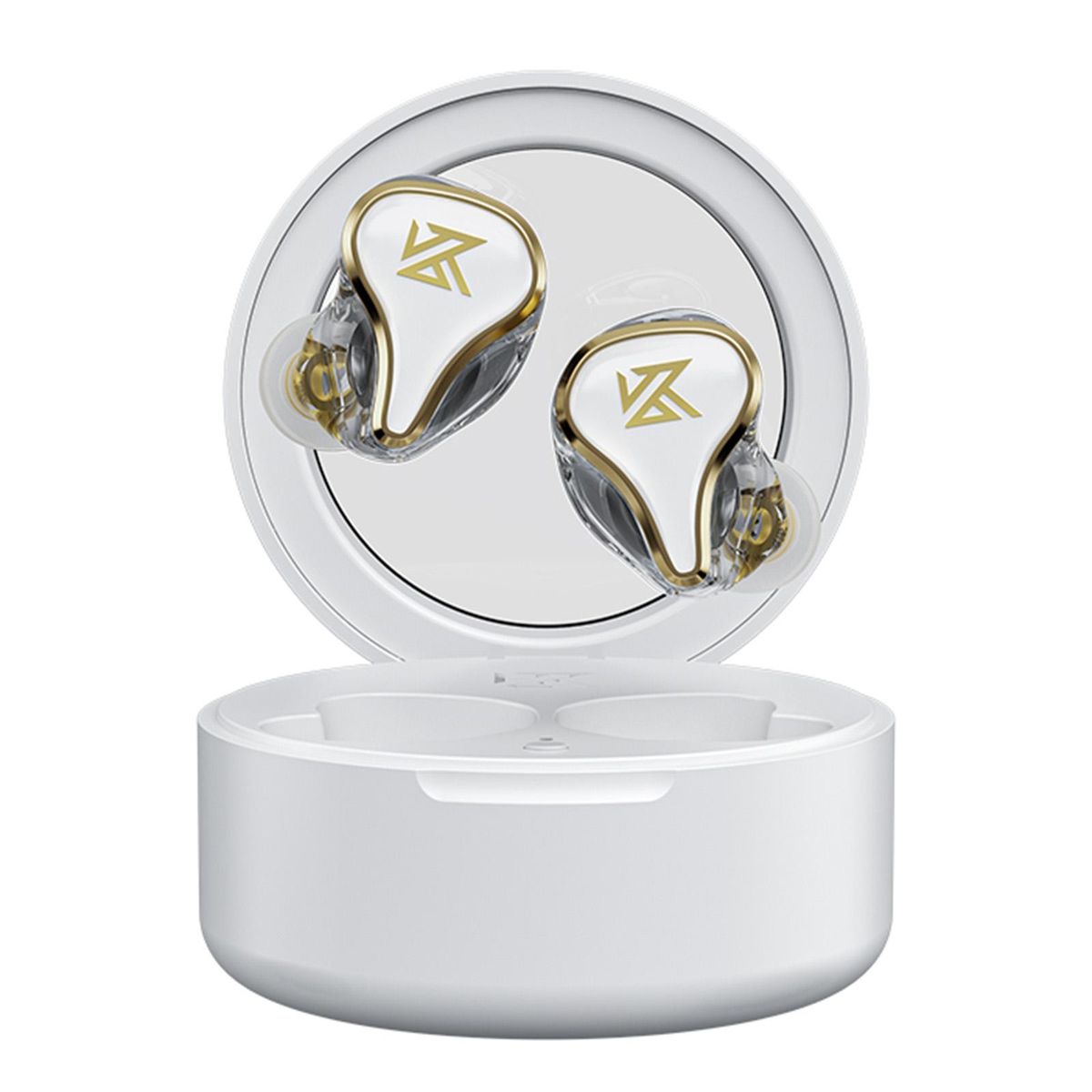KZ SK10 True Wireless Stereo Earphone in-Ear 1BA+1DD Hybrid BT Headphone Stereo Sound Comfortable Earbuds for Music Game Call Compatible with iOS Android