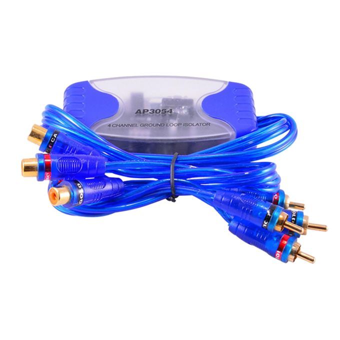 Four Channel RCA Audio Noise Filter Eliminator Car Home Connections
