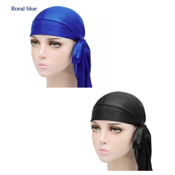 2 In 1 New Luxury Extra Long Silky Durag