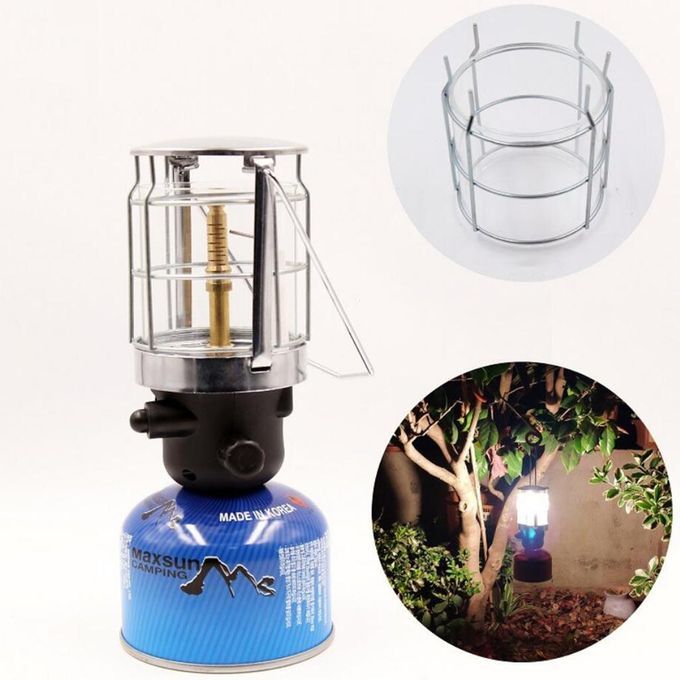 Outdoor Gas Lantern Lamp Propane Light With Net For Camping Hiking