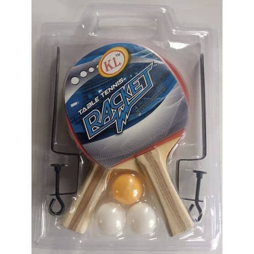 Table Tennis Bat, 3pcs Ball, Net & Post