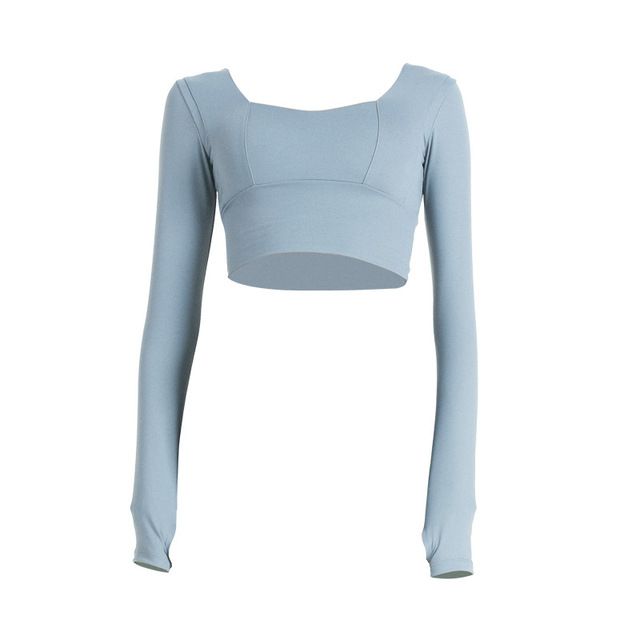 Seven Skin Women Sports Shirt With Chest Pad S Sky Blue_S