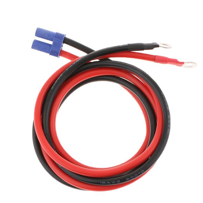 12V-24V EC5 To Ring Terminal Car Emergency Power Adapter Cable 950mm