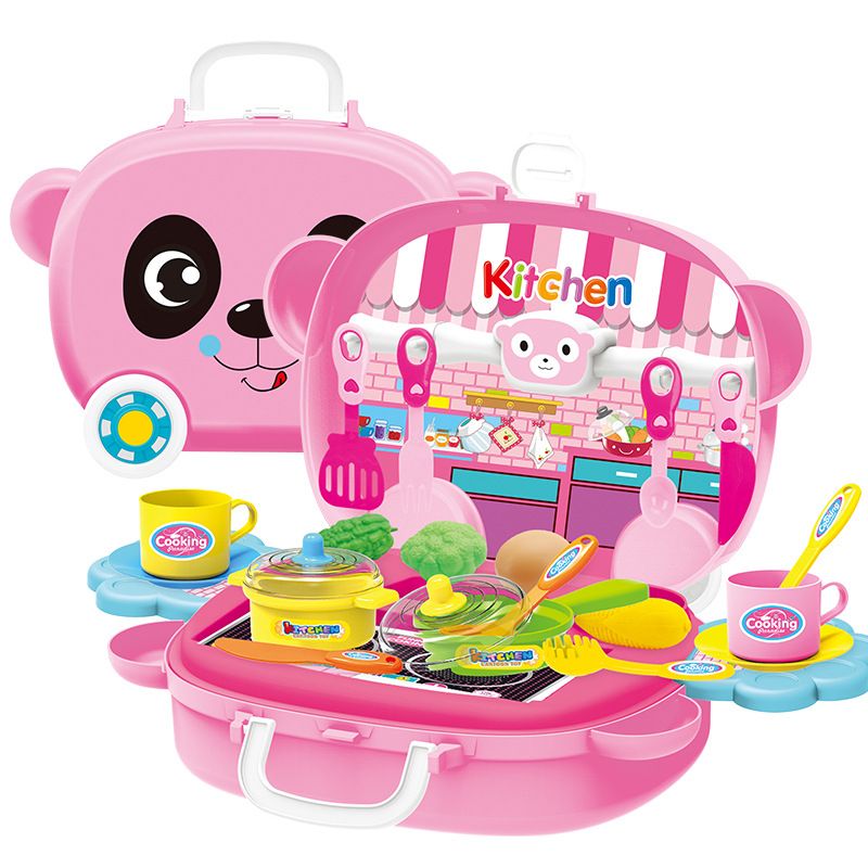 Kids Kitchen Pretend Play Toy Play Cooking Set