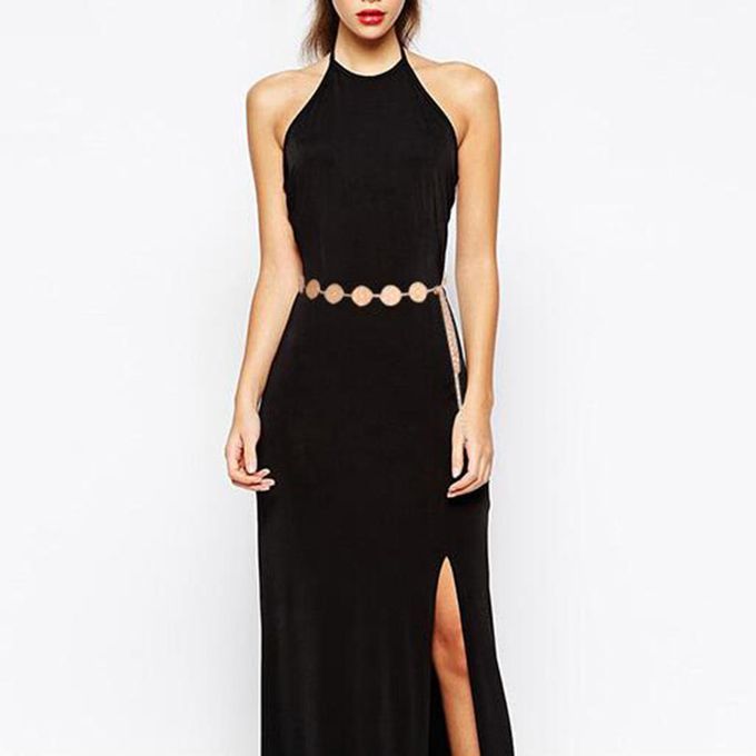 Adjustable   Fashion   Women   Lady   Dress   Waist   Chain   Belt