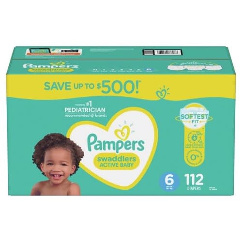 Swaddlers Baby Diaper - Size 6 - 112ct