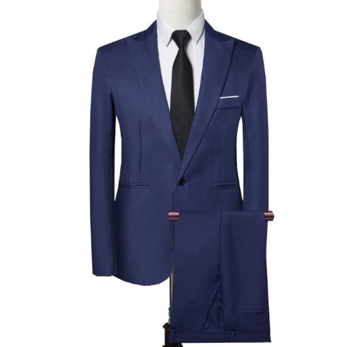 Men’s Classic Suit - Navy Blue