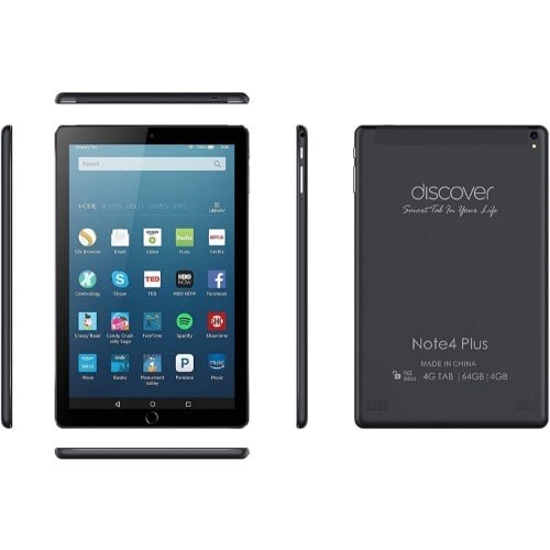 Note 4 Plus - 10.1 Inch - 4GB/64GB - Dual Sim - 4G - 4000mAh Battery - Black