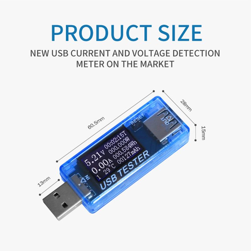 USB Current And Voltage Meter Test Monitor Detector Power