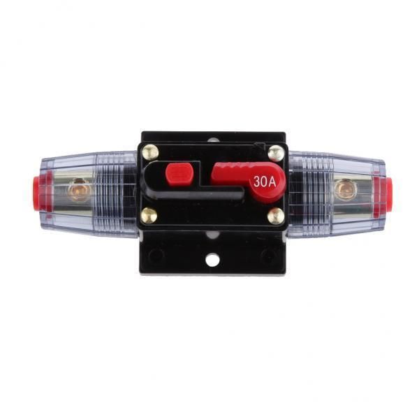5x Inline Self- Circuit Breaker 30A Manual Reset Car Audio Circuit