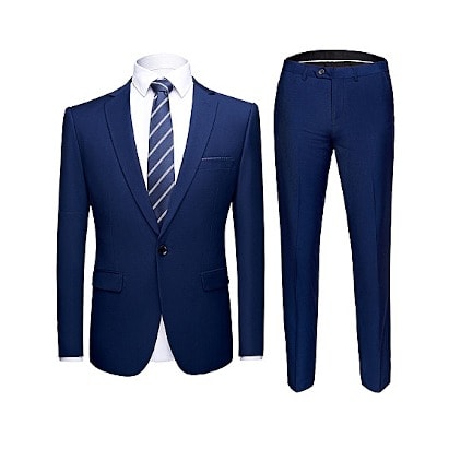 Men's Corporate Suit - Navy Blue