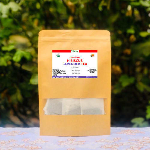 Organic Hibiscus Lavender Tea - 30 Teabags